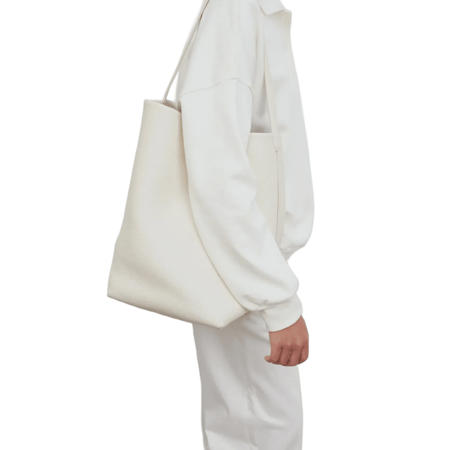 The Row Large N/S Park Tote Bag in Leather