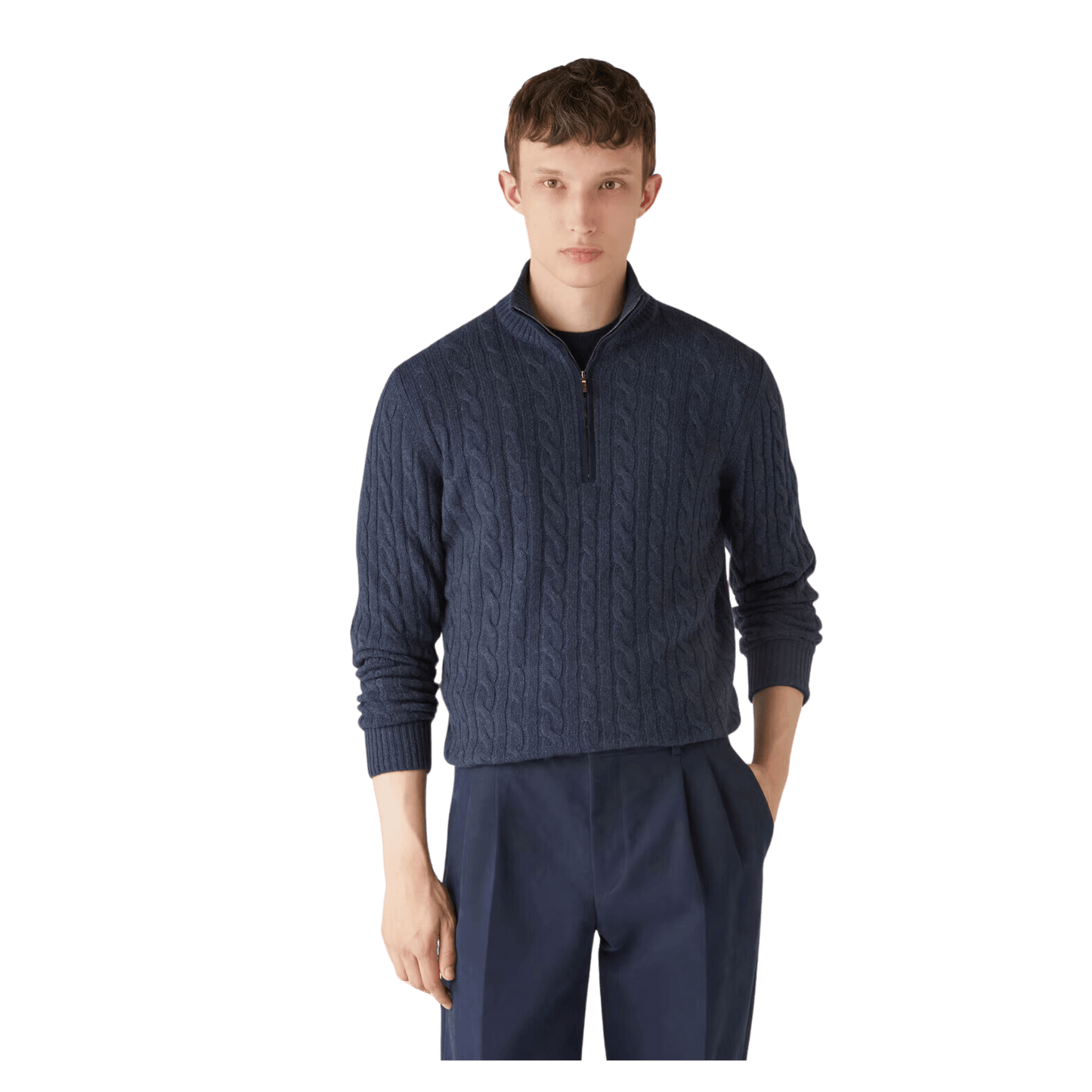 Loro Piana Men's Treccia Jumper