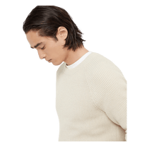 Brunello Cucinelli Men's Malfilé Cotton English Rib Sweater With Raglan Sleeves