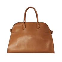 The Row Soft Margaux 17 Bag in Leather