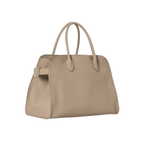 The Row Soft Margaux 17 Bag in Leather