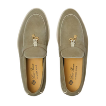 Loro Piana Women's Summer Charms Walk Loafers (Suede)