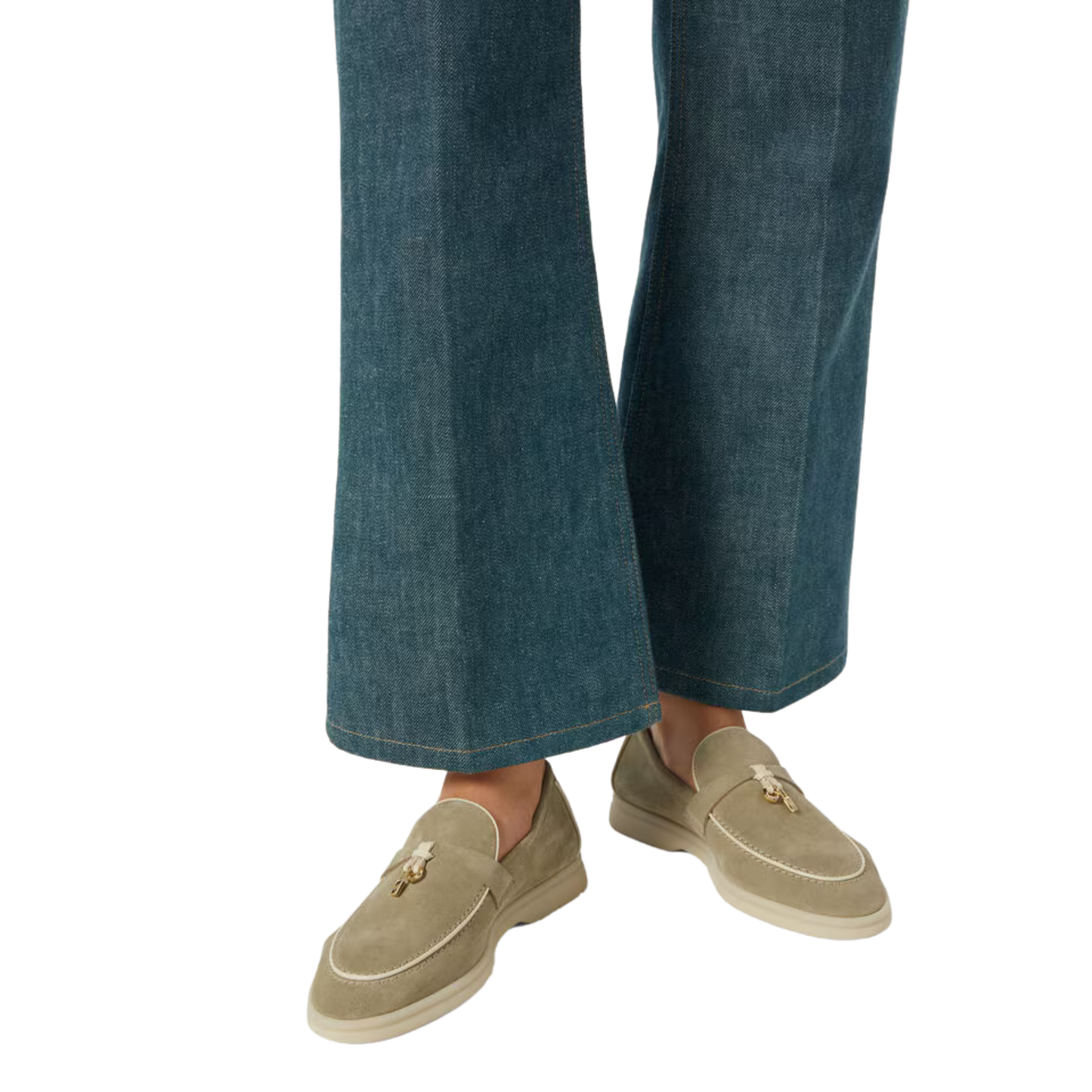 Loro Piana Women's Summer Charms Walk Loafers (Suede)