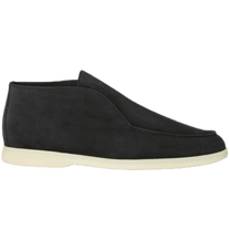 Loro Piana Men's Open Walk Chukka Boots (Suede with Beaver Fur)