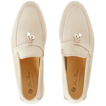 Loro Piana Women's Summer Charms Walk Loafers (Suede, Suede Goatskin)