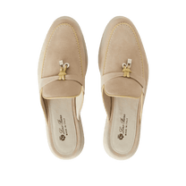 Loro Piana Women's Charms Walk Babouche Loafers