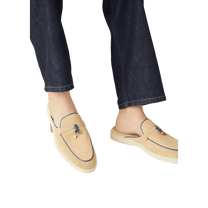 Loro Piana Women's Charms Walk Babouche Loafers