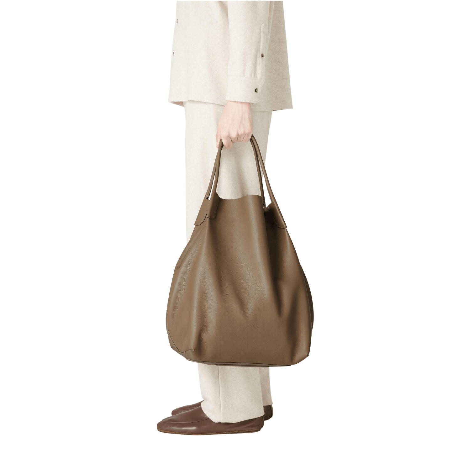 <tc>Loro Piana</tc> レディース エクストララージ ベール ホーボーバッグ