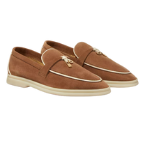 Loro Piana Women's Summer Charms Walk Loafers (Suede)