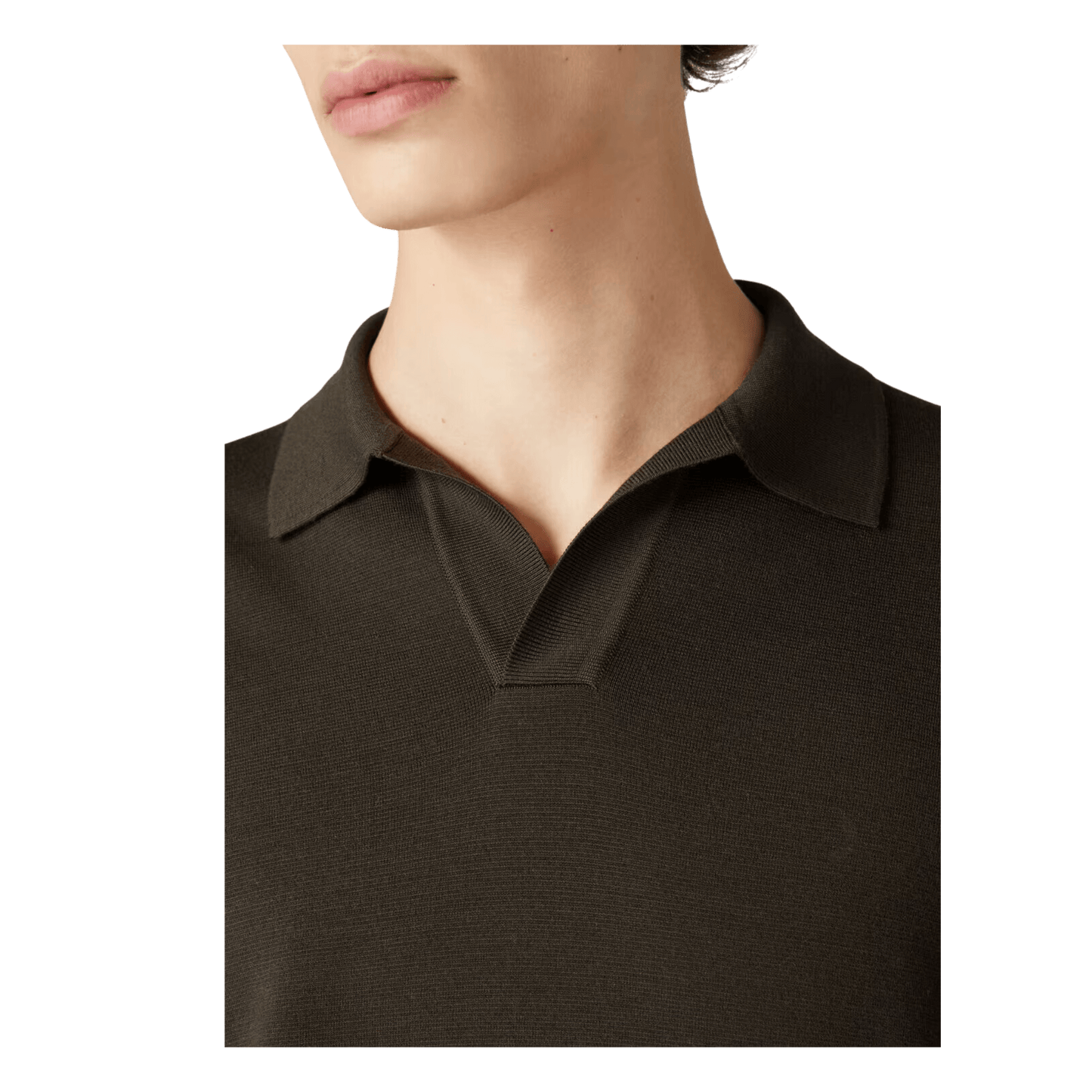 Loro Piana Men's Buttonless Polo-Shirt