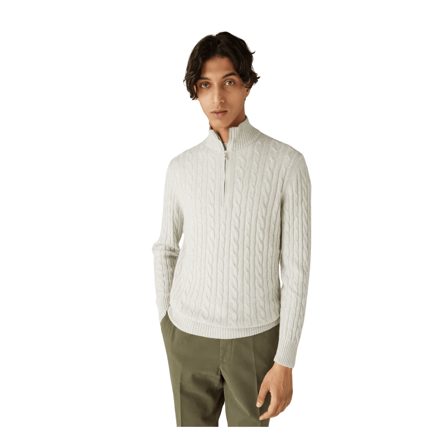 Loro Piana Men's Treccia Jumper