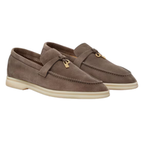 <tc>Loro Piana</tc> レディース サマーチャーム ウォークローファー（スエード）