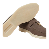<tc>Loro Piana</tc> レディース サマーチャーム ウォークローファー（スエード）