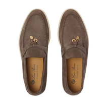 <tc>Loro Piana</tc> レディース サマーチャーム ウォークローファー（スエード）