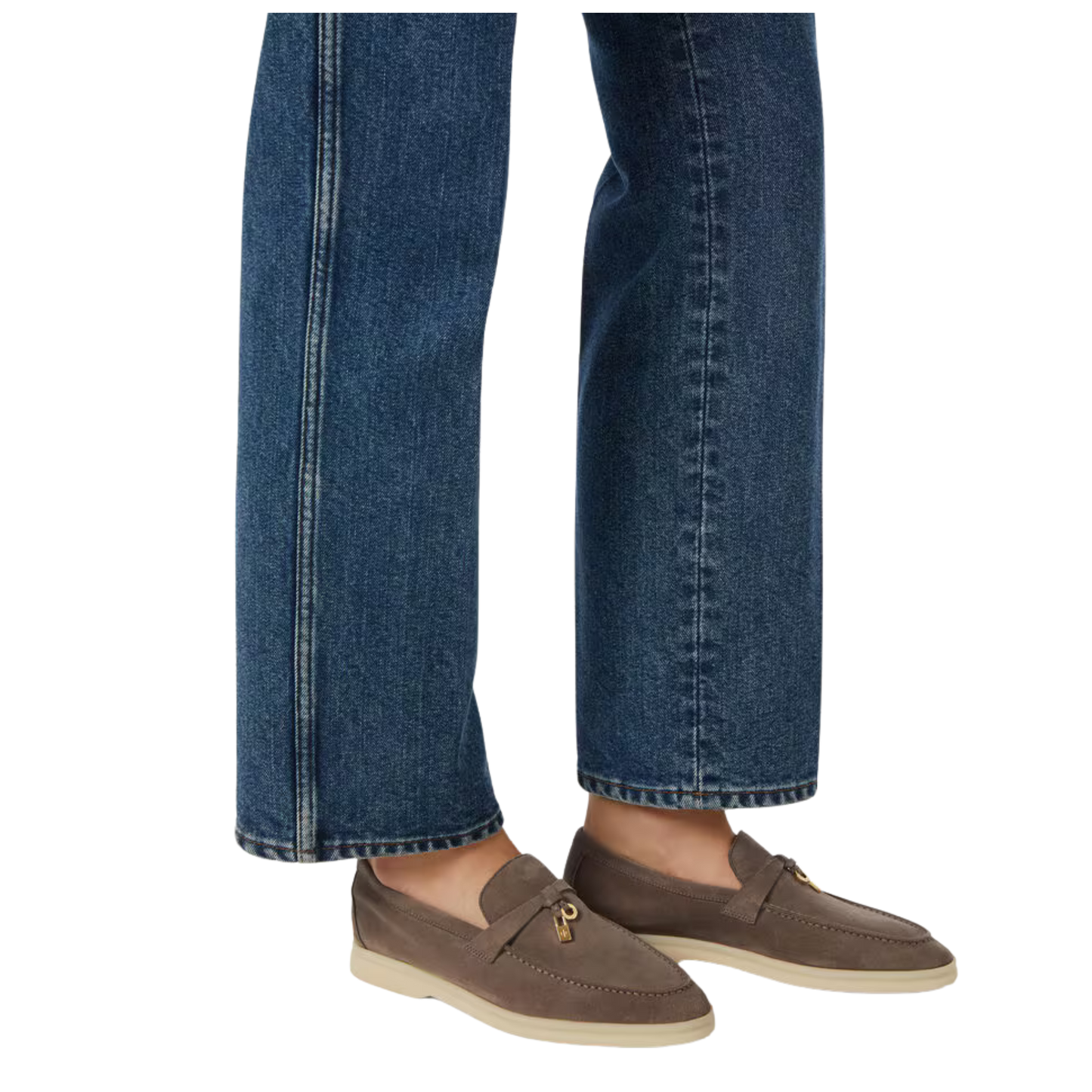 <tc>Loro Piana</tc> レディース サマーチャーム ウォークローファー（スエード）
