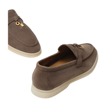 <tc>Loro Piana</tc> レディース サマーチャーム ウォークローファー（スエード）