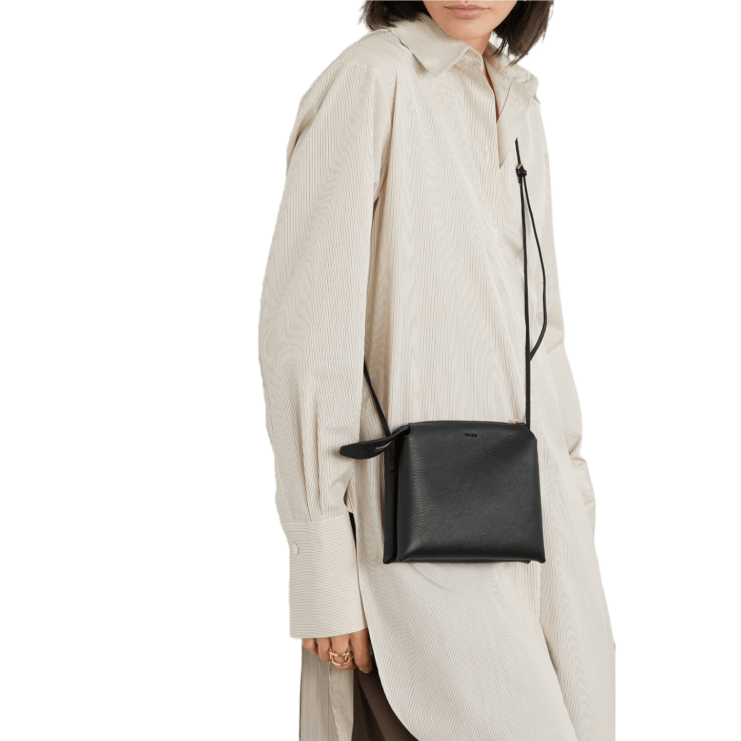 The Row Nu Twin Mini Leather Crossbody Bag