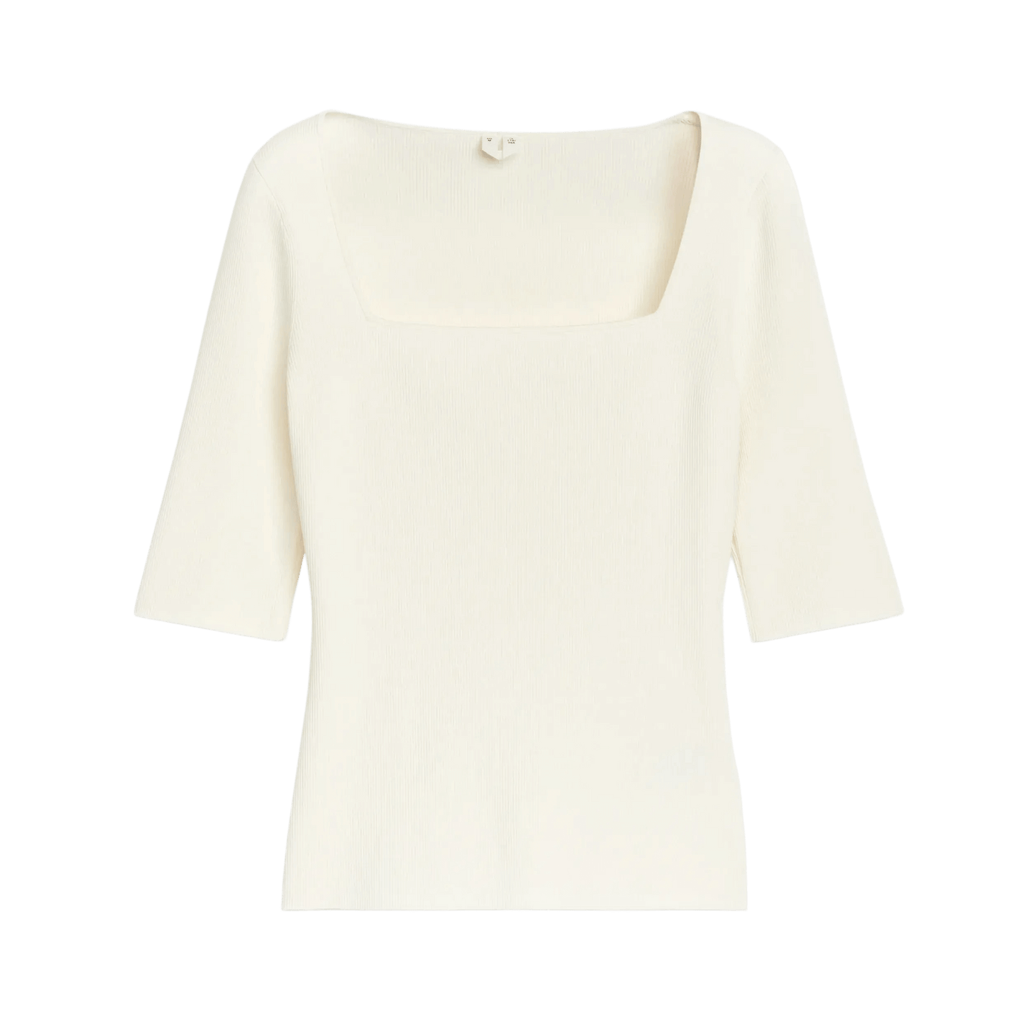 Arket Women's Square-Neck Rib Top