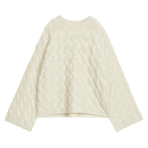 Arket Women's Cable-Knit Wool Jumper