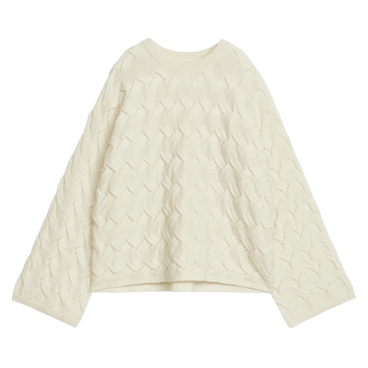 Arket Women's Cable-Knit Wool Jumper