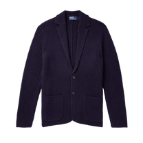 Ralph Lauren Men's Wool-Blend Blazer Cardigan