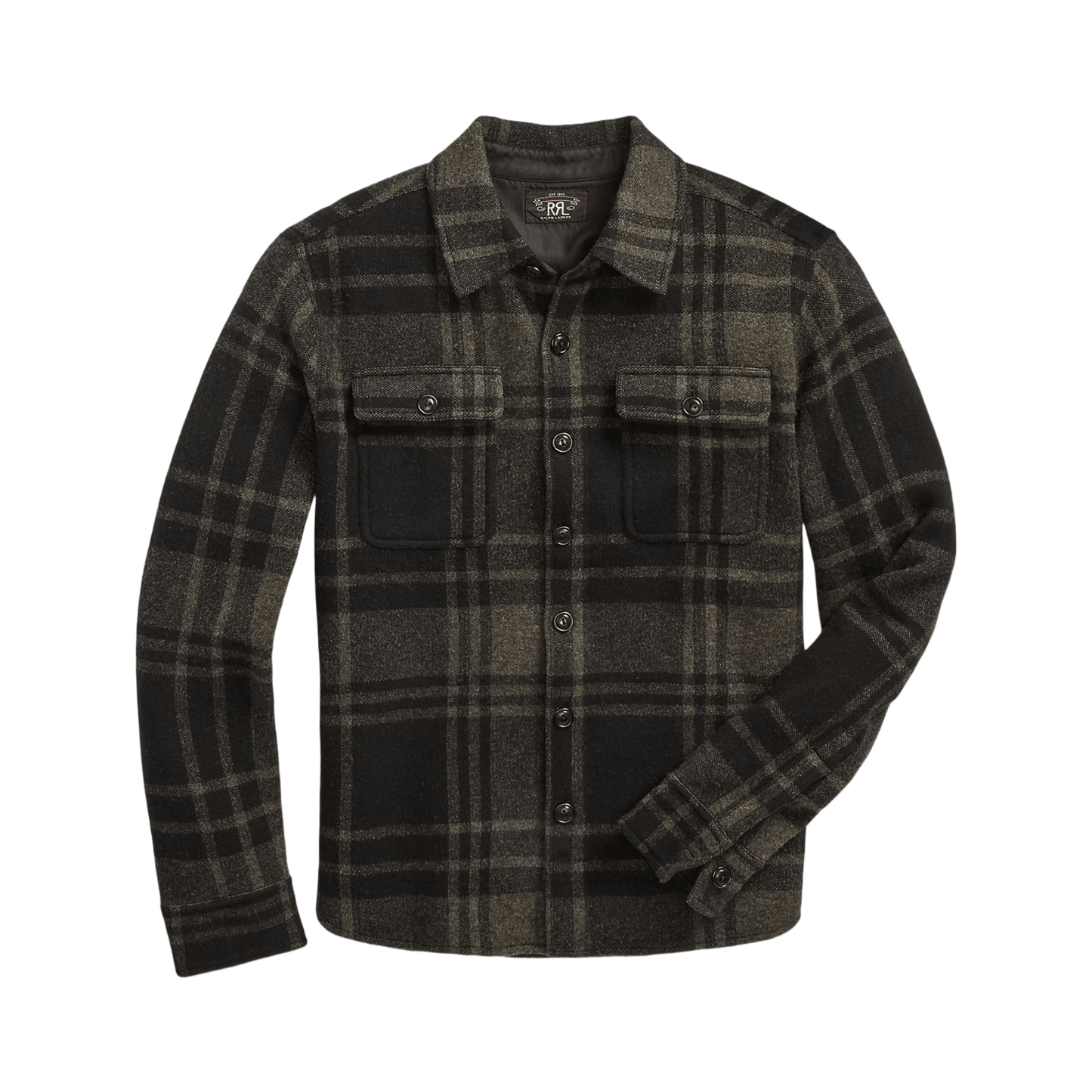 Ralph Lauren Men's Plaid Wool Jacquard Workshirt Jumper