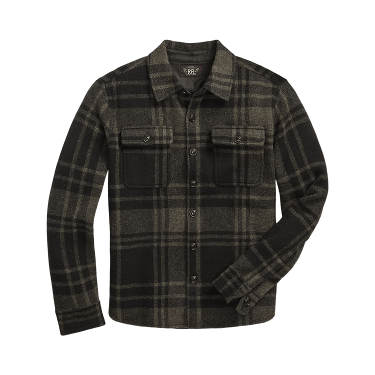 Ralph Lauren Men's Plaid Wool Jacquard Workshirt Jumper