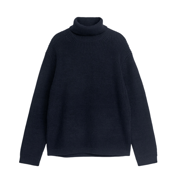 Arket Men's Heavy Wool Roll-Neck Jumper