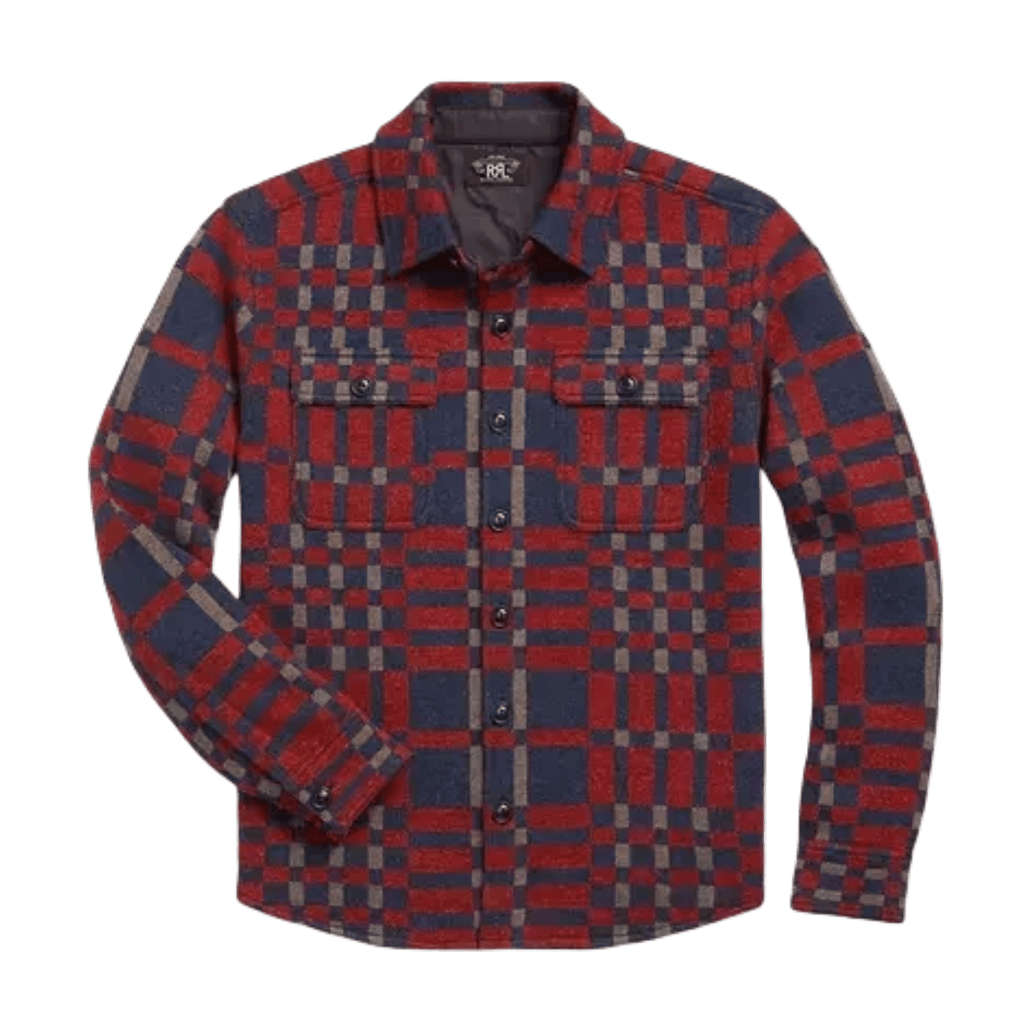 Ralph Lauren Men's Plaid Wool-Blend Workshirt Jumper