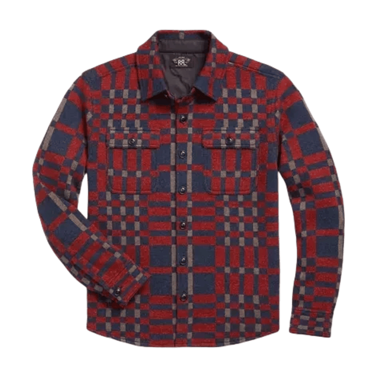 Ralph Lauren Men's Plaid Wool-Blend Workshirt Jumper