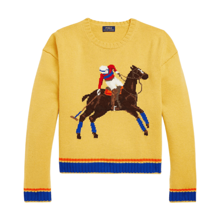 Ralph Lauren Women's Intarsia-Knit Wool Sweater