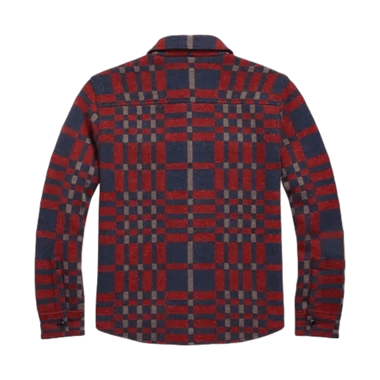 Ralph Lauren Men's Plaid Wool-Blend Workshirt Jumper