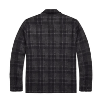 Ralph Lauren Men's Plaid Wool Workshirt Sweater