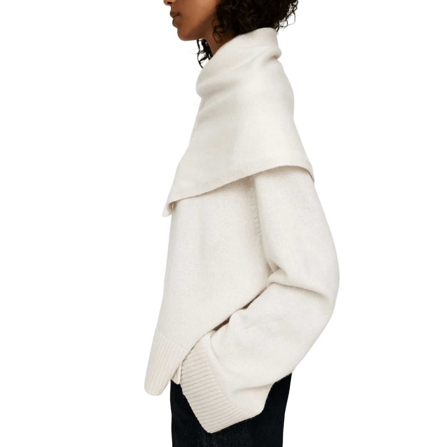 Arket Women's Wool Scarf Jumper