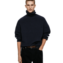 Arket Men's Heavy Wool Roll-Neck Jumper