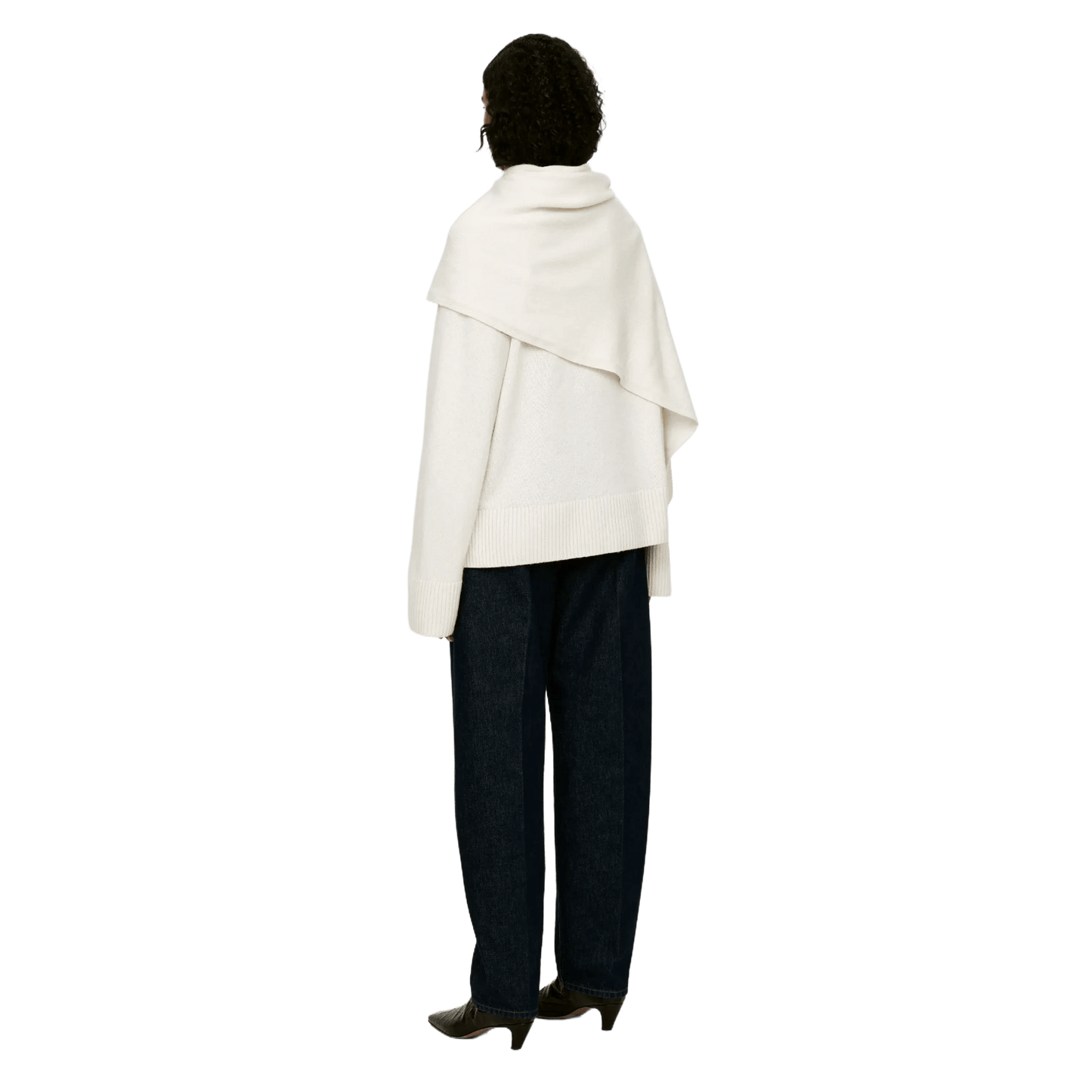 Arket Women's Wool Scarf Jumper