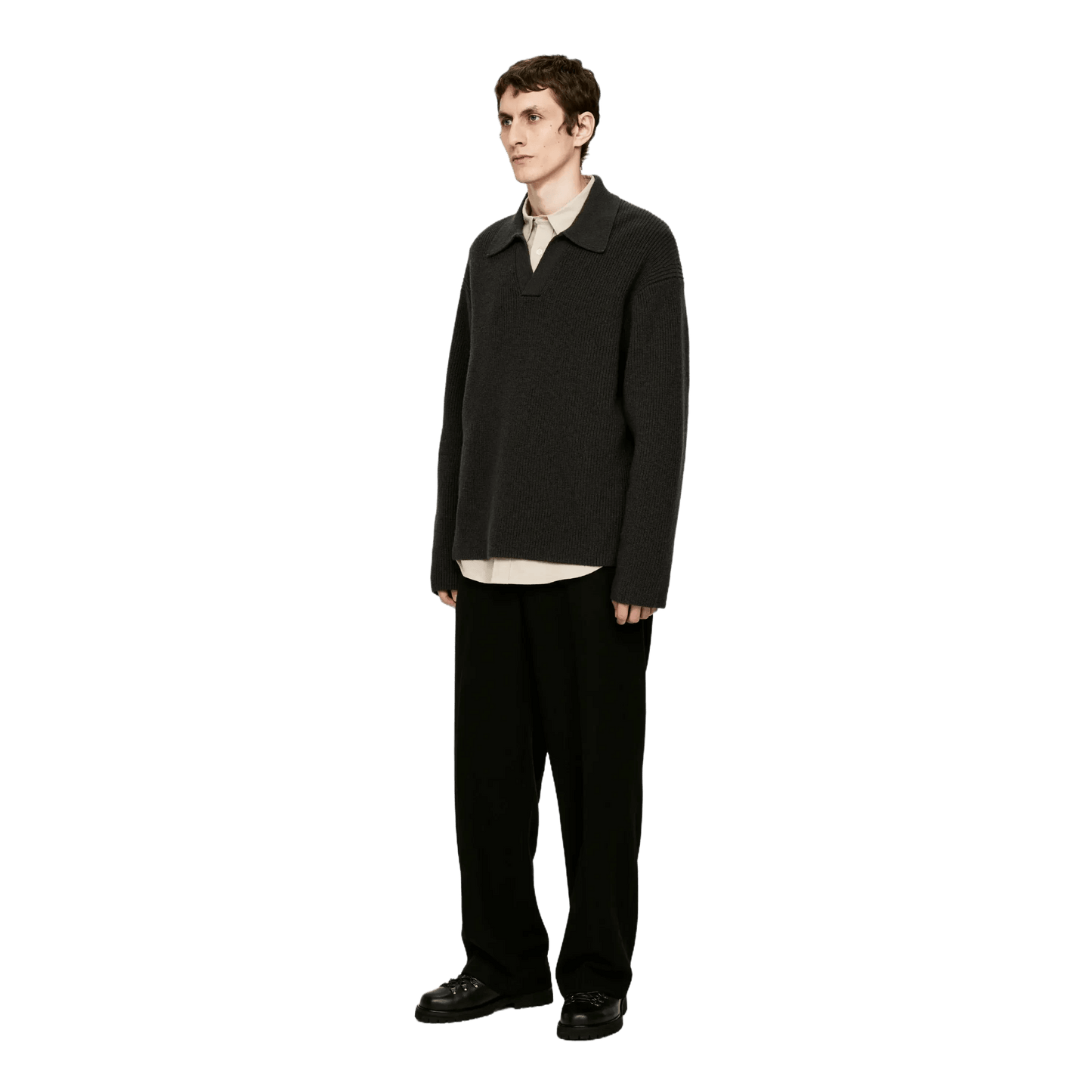 Arket Men's Knitted Polo Jumper