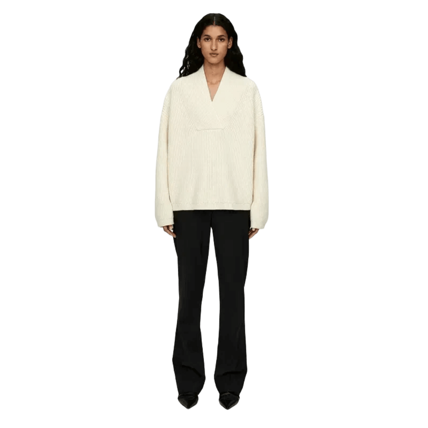 Arket Women's Shawl Collar Jumper