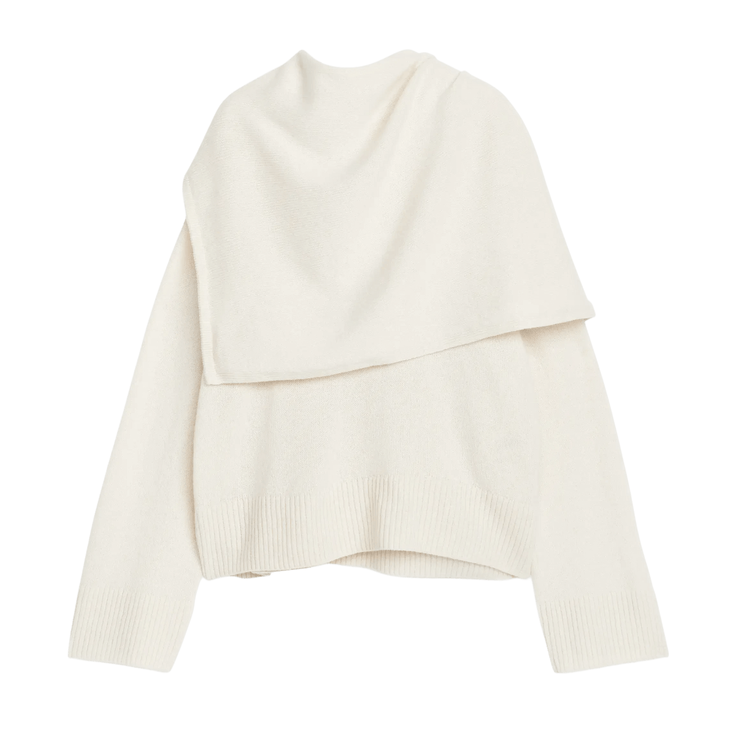 Arket Women's Wool Scarf Jumper