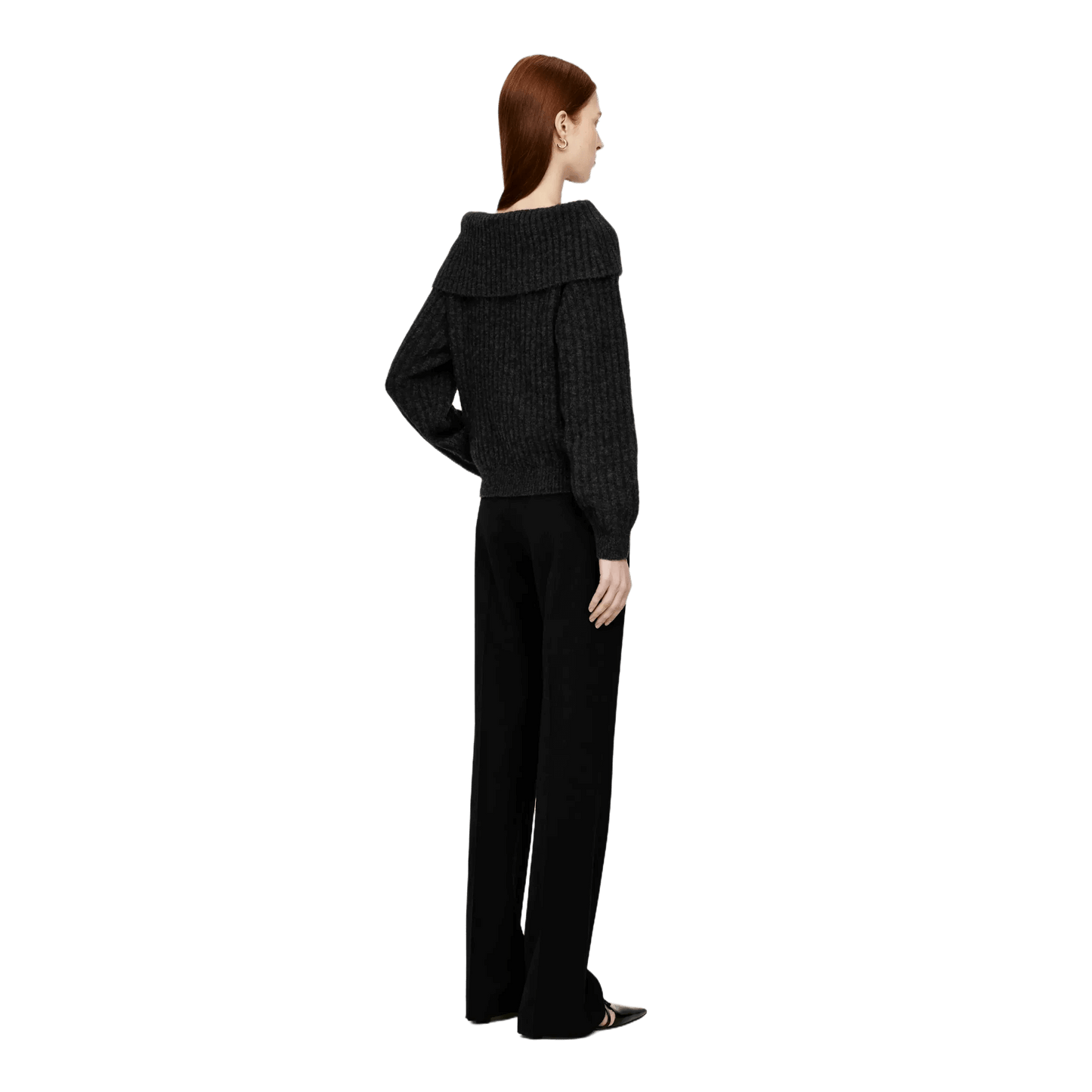 Arket Women's Off-Shoulder Rib Jumper