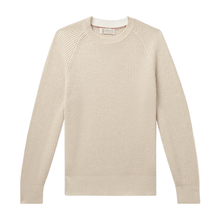 Brunello CUCINELLI Cashmere de costilla inglesa