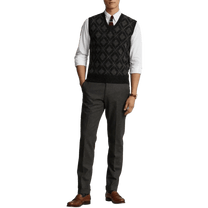 Ralph Lauren Men's Argyle Wool Sweater Vest