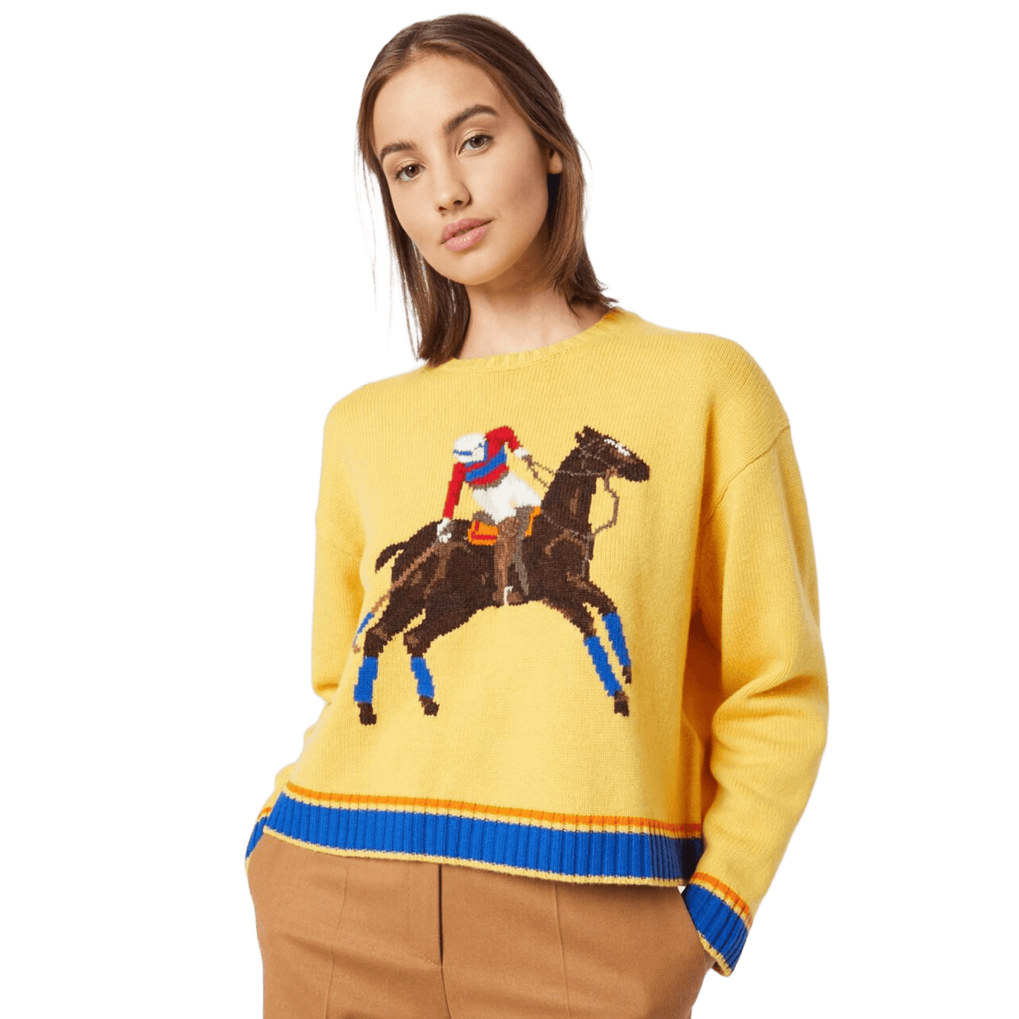 Ralph Lauren Women's Intarsia-Knit Wool Sweater