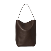 <tc>The Row</tc> กระเป๋าโท้ทหนังขนาดใหญ่ N/S