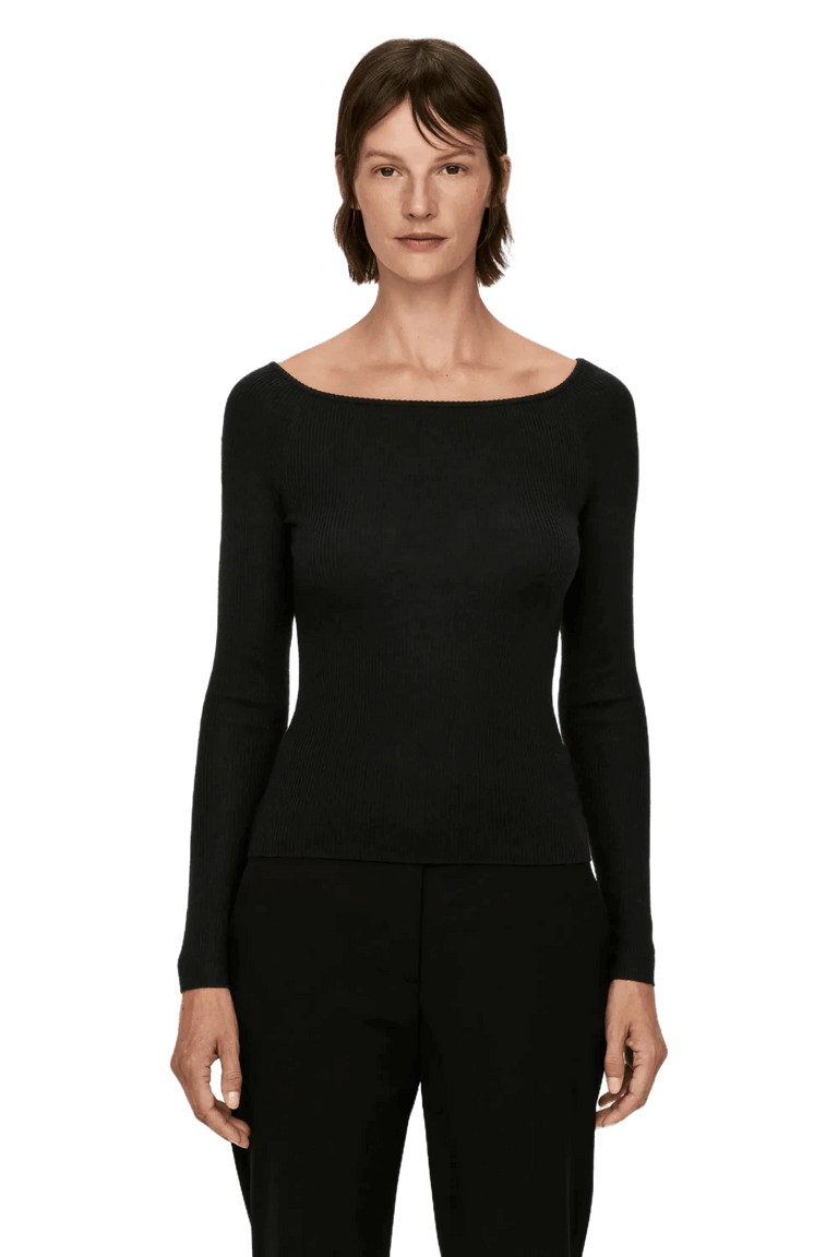 Arket Mmea Wool Blend Off-Mmati Top
