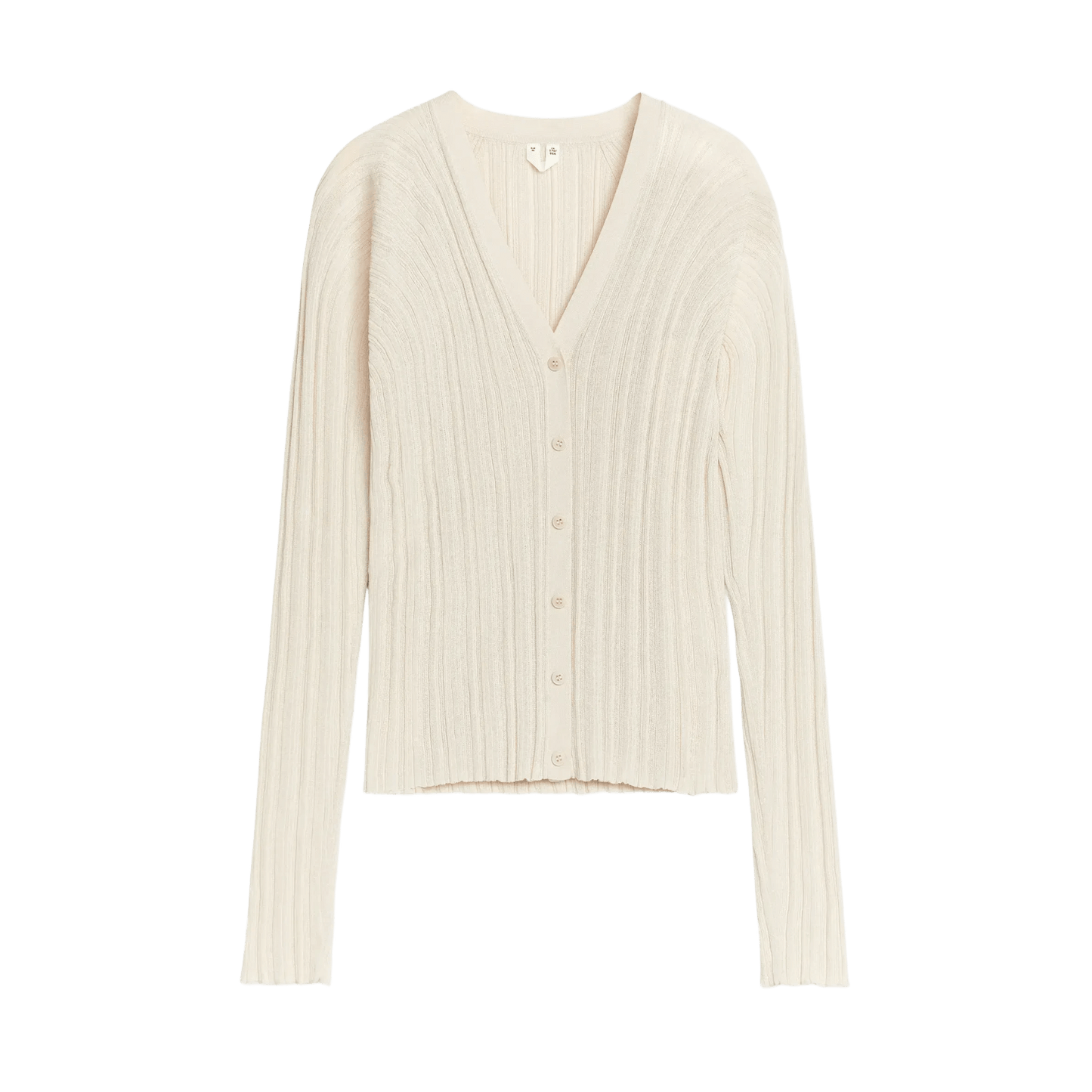 Arket Women's Rib-Knitted Cardigan