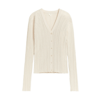 Arket Women's Rib-Knitted Cardigan