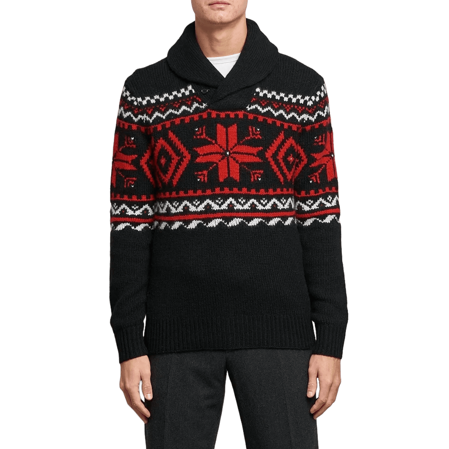 Ralph Lauren Men's Snowflake Cotton-Blend Jumper