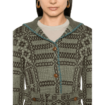 Ralph Lauren Women's Belted Jacquard Cardigan