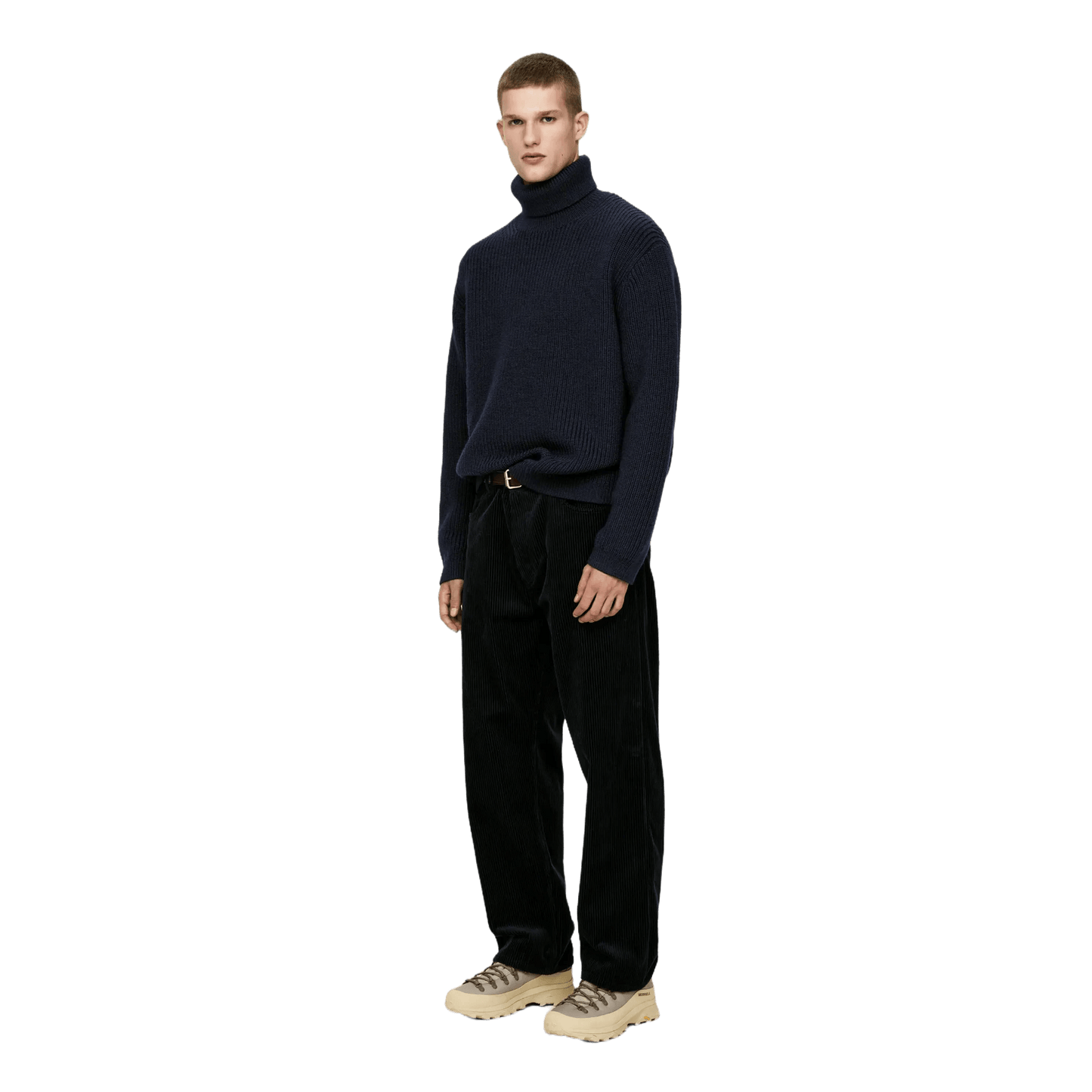 Arket Men's Heavy Wool Roll-Neck Jumper